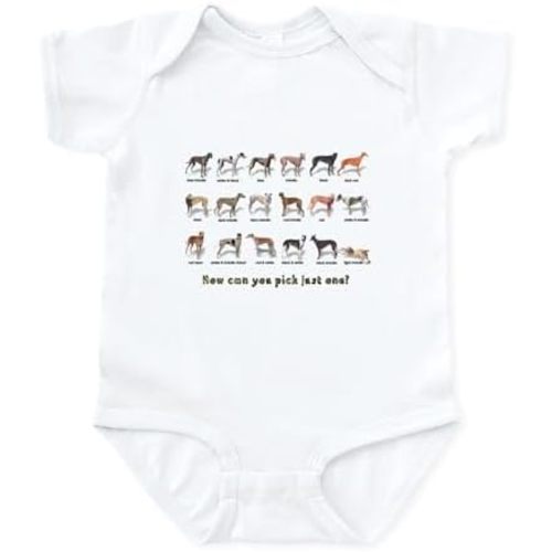 CafePress Greyhound Colors Infant Bodysuit Cute Infant Bodysuit Baby Romper