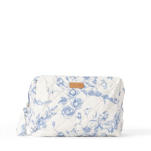 Staya Small Cosmetic Bag, Travel Toiletry Pouch - Coastal Grandma