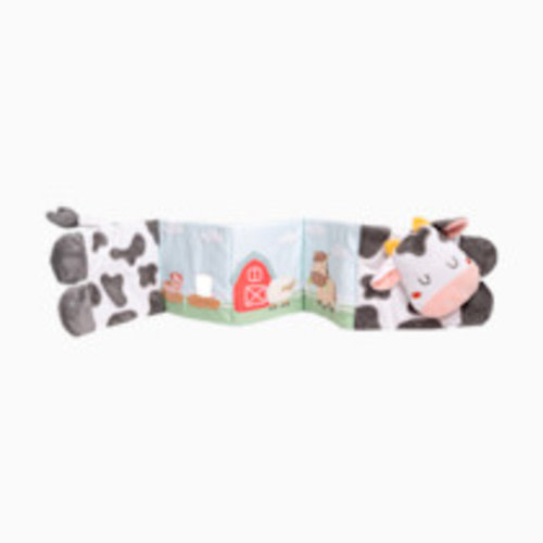 Pearhead Tummy Time Activity Plush Farm Crinkle Book