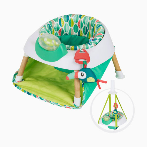 Evenflo ExerSaucer Tiny Tropics 2-in-1 Door Jumper and Baby Seat