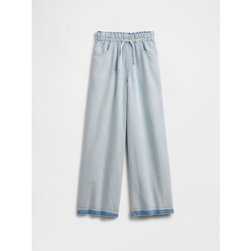 Kids High Rise Pull-On Baggy Jeans