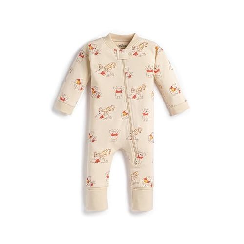 MONICA + ANDY One Piece Baby Pajamas, 100% Organic Baby Clothes for Girls and Boys, Sizes For Newborn and Infant