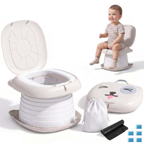 ZNQPLF Foldable Training Toilet, Portable Toilet for Kids, Travel Potty for Car Camping Outdoor Indoor.