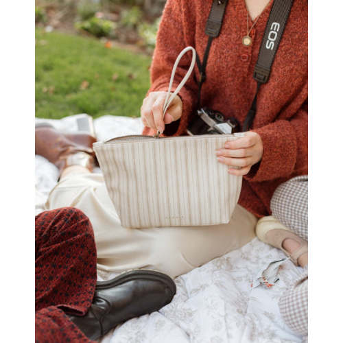 Insulated Snack Pouch - FRENCH LINEN