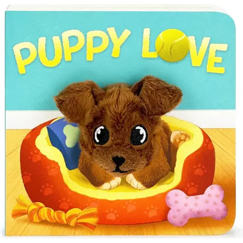 Puppy Love Finger Puppet Board Book for Little Dog Lovers, Ages 1-4 (Children's Interactive Finger Puppet Board Book)