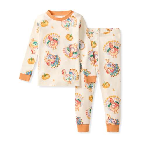 Turkey Day Cotton Two-Piece Pajamas | Burt’s Bees Baby® – Burt's Bees Baby