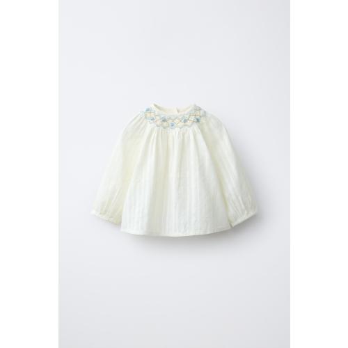 DOBBY SHIRT WITH BOBBLES - Pastel green | ZARA United States