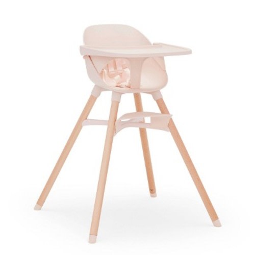 Lalo High Chair - Grapefruit: Removable Tray, Converts to Booster Seat, Youth Seat, Dishwasher-Safe Tray Insert
