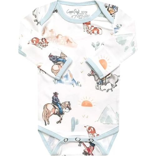 Copper Pearl Long Sleeve Bodysuit Boone