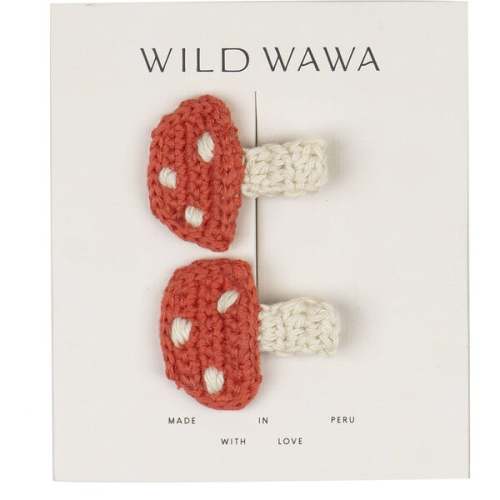 Crochet Clip Set, Mushroom - Wild Wawa | Maisonette