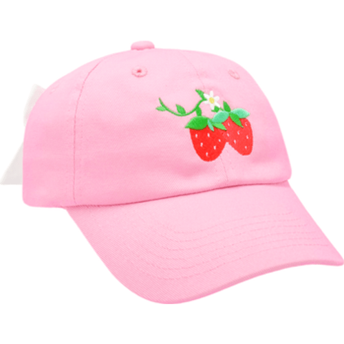 Strawberry Fields Twill Bow Baseball Hat, X-Small