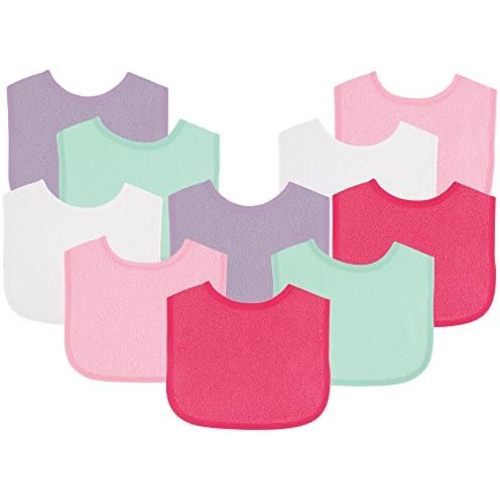 Luvable Friends Unisex Baby Cotton Terry Bibs