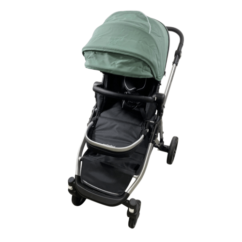 Mockingbird Single to Double 2.0 Stroller, Sage, Windowpane, Silver With Penny Leather, 2025