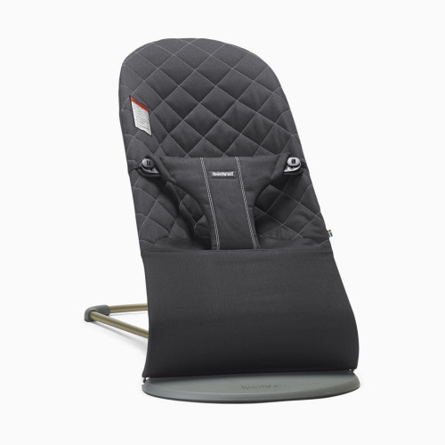 Bouncer Bliss - Black Quilted Cotton/Dark Gray Frame (2017)
