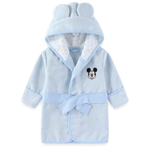 Disney Mickey Mouse Terry Hooded Towel Bathrobe with Ears (Baby Boys), One Size, 0 Months-24 Months