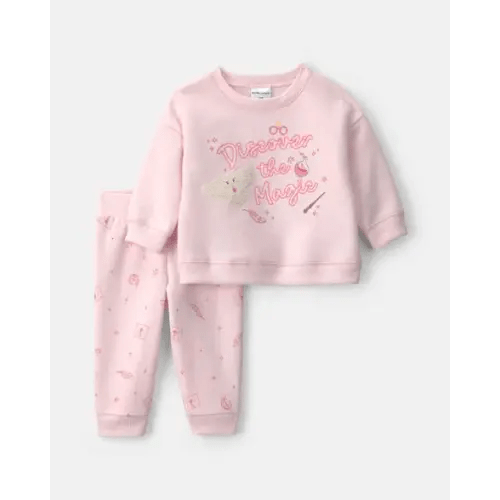 Baby Girl 2-Piece Harry Potter® Long-Sleeve Top & Pant Set - Pink | Carter's