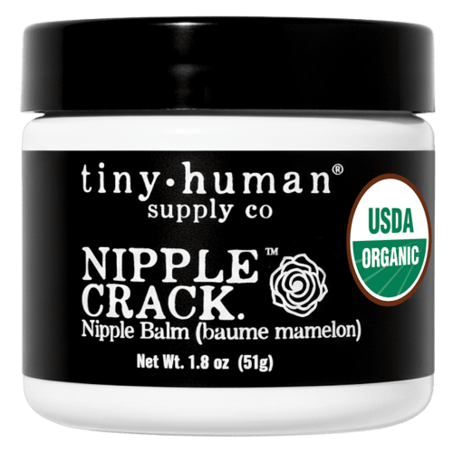 Organic Nipple Cream, Nipple Crack, Lanolin-Free Breastfeeding Nipple Balm, Tiny Human Supply Co