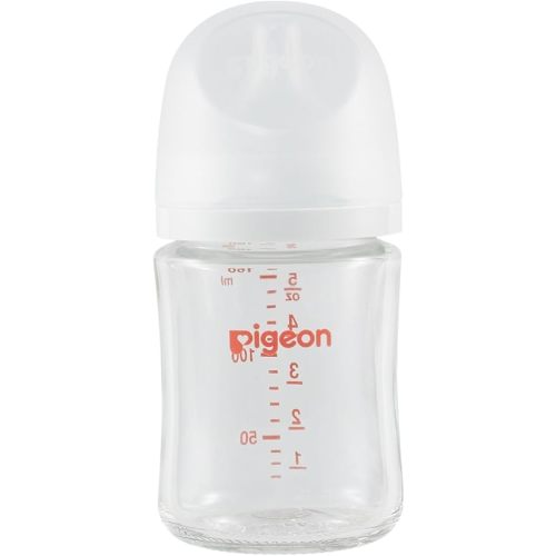 Pigeon - Glass Bottle 5oz/147ml (1-Pack) with SS Nipple 0M+