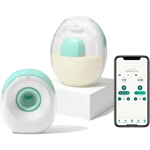 Wearable Breast Pump, Willow Go Double Electric Breast Pump, Cordless, Hands Free Breast Pump with 9 Levels of Hospital Grade Suction Strength, App Compatible & Fits Fully in Bra, 21mm & 24mm Flange