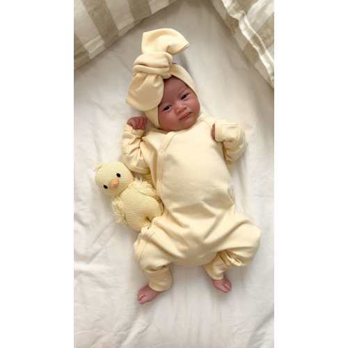 Essentials Baby Romper Lemon Squeeze