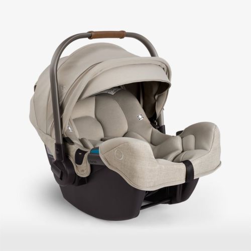 Nuna PIPA ™ rx Hazelwood Light Brown Infant Car Seat + PIPA RELX Base