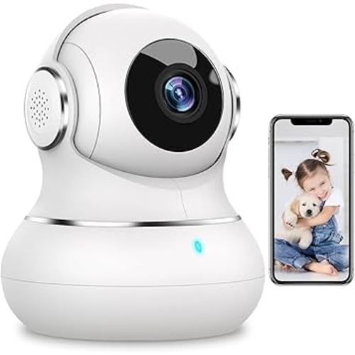 litokam Security Camera Indoor 2K, 360 Pan/Tilt Cameras for Home Security with Motion Detection, Baby Monitor for Pet/Dog with Night Vision, 2.4GHz WiFi Cam with Phone App & 2-Way Audio