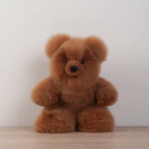 Teddy Bear made with Alpaca Fur, Perfect Cuddle Companion