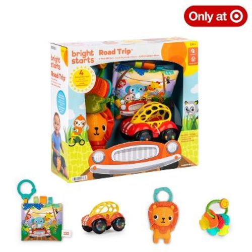 Bright Starts Road Trip Gift Learning Toy Set - 4pk