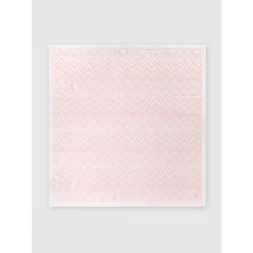 Cotton and cashmere blanket