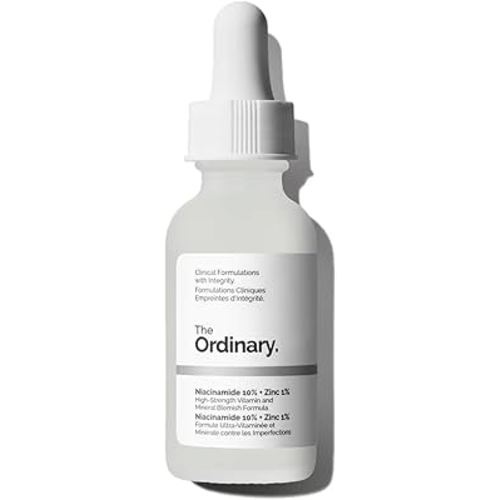 The Ordinary Niacinamide 10% + Zinc 1%, Smoothing Serum for Blemish-Prone Skin