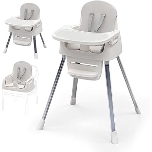 Portable Baby Highchair for Months Infants and Toddlers with 5 Point Harness Convertible Comfortable Seat for Cozy Eating Table Sit Up High Chair and Seats for Sitting Up Back Booster Feeding Chairs