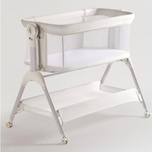 HARPPA Cuddly Sway | 3-in-1 Rocking Baby Bassinet & Bedside Sleeper with Anti-Reflux Mattress for Newborns | Attaches to Bed, Adjustable Height, Tool-Free Setup, Portable Wheels, CPSC Certified, Gentle Rocking Motion | Ideal for Infants, Safe Co-Sleeping