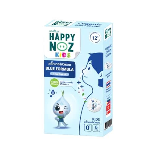 Organic Onion Patch Kids with Tea Tree Oil, Allergy Relief, Stuffy Nose, 6 Patches/Box, 12 Hours Duration, Aroma Patch, Nasal Strips and Nose Strips Alternative