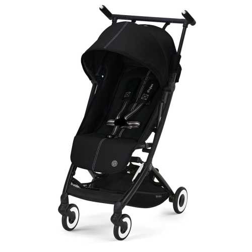 Cybex Libelle 2 Compact Stroller (WITHOUT 1 Pull Harness) - Moon Black