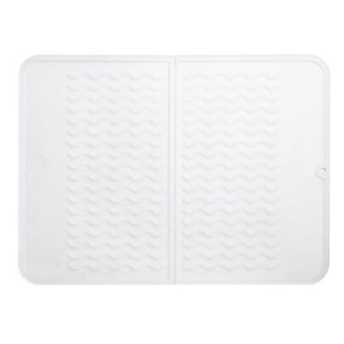 PopYum Silicone Drying Mat PSM01 (12x16 in, 30x40 cm) Clear-Frosted