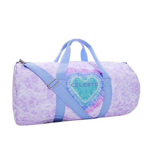 Mackenzie Lavender Heart Tie Dye Duffle