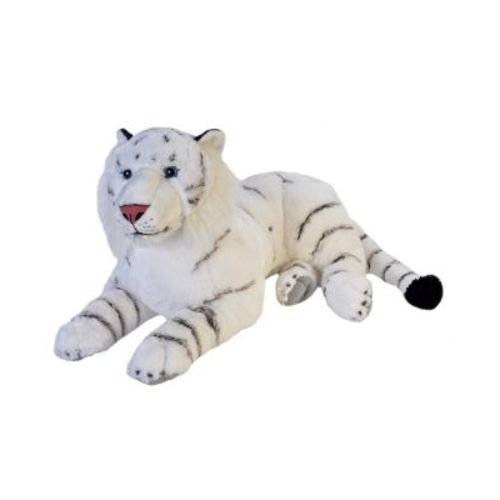 Cuddlekins Jumbo White Tiger Stuffed Animal, 30 Inches