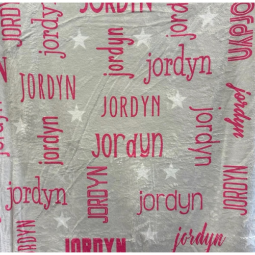 Personalized Crib Blanket