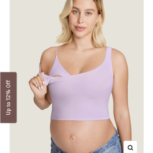 Natrelax® Nursing Crop Tank Top