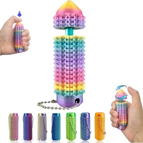 Amazon.com: Little Ouchies Fidget, 3-in-1 Pain Stim Fidget Keychain, Spiky Fidget Toys | Floating Spinners Portable Stim Tool, 3D Printed Keychain, Spiky Grippie Stim Sensory Toys, Anxiety Relief Gifts for Kids