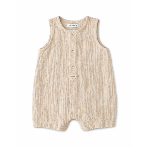 Belly Romper Off White - Bebe - 6-12M