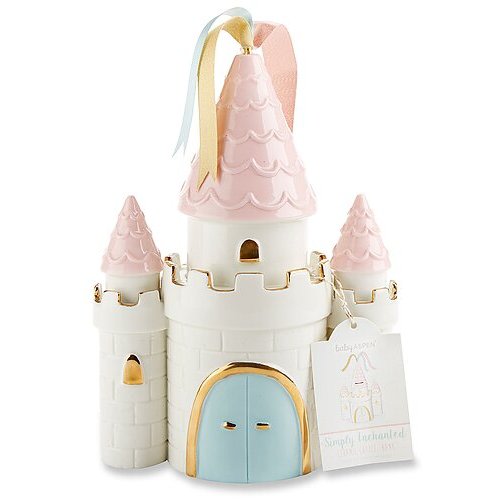 Baby Aspen Simply Enchanted Castle Porcelain Bank