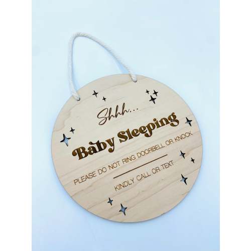 Baby sleeping sign – concretebarnco
