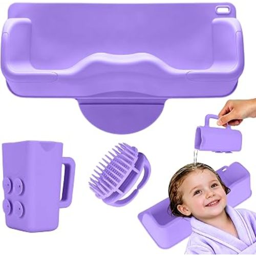Portable Hair Washing Station for Kids, Purple