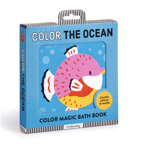 Color the Ocean Color Magic Bath Book - Mudpuppy