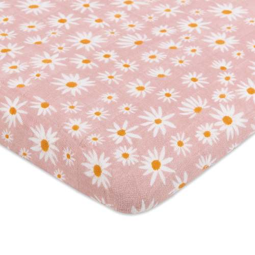 All-Stages Bassinet Sheet in GOTS Certified Organic Muslin Cotton