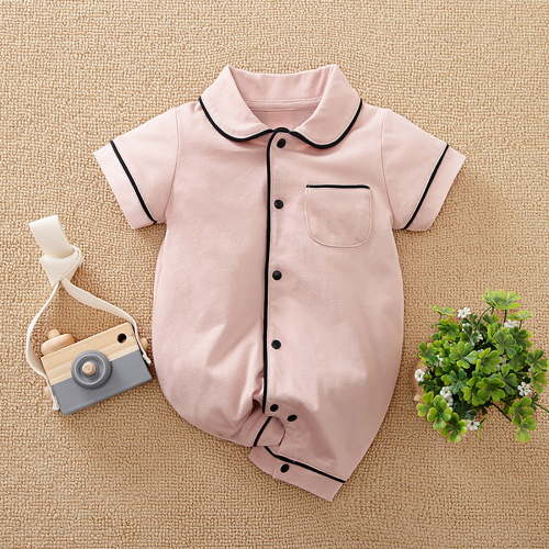 Baby Cotton Bodysuits Baby Girls' Long Sleeve Onesie Bodysuits Kids Pajamas Boys Girl Clothes 0-2 Months Pajamas Boys