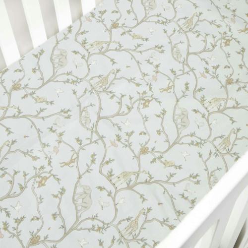 Animal Parade Crib Sheet
