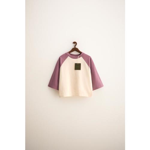 ZARA TIMELESS - RAGLAN SLEEVE T-SHIRT - Lilac | ZARA United States