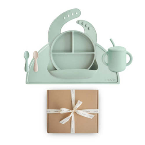 Stage 2 Cambridge Blue Feeding Kit – Mushie